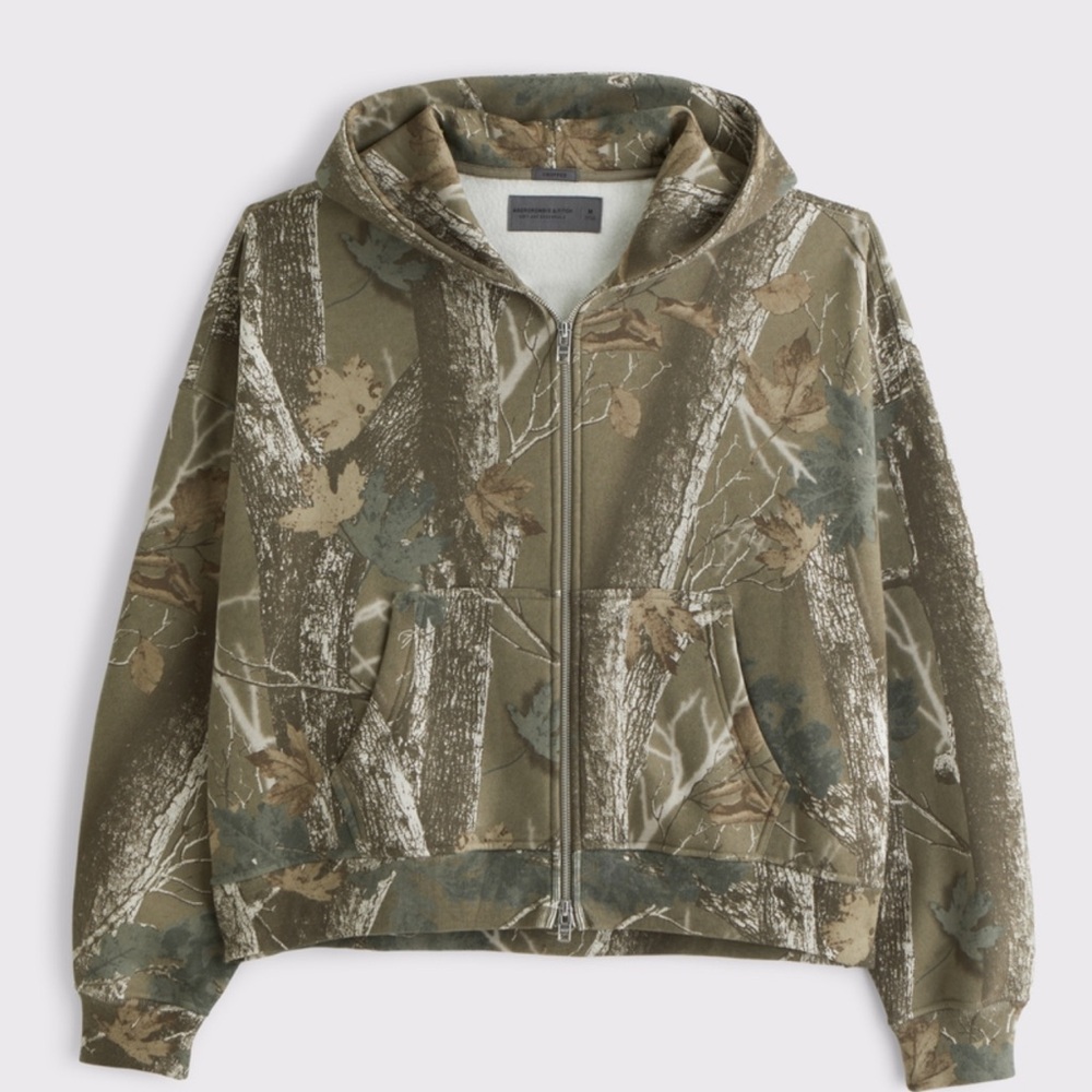 Abercrombie Camo Zip Jacket